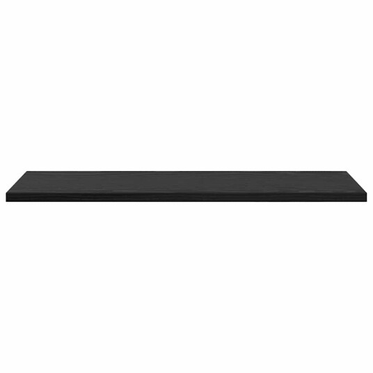 Bokhyllebrett 4 pcs Svart 60 x 20 x 1.5 cm Konstruert tre