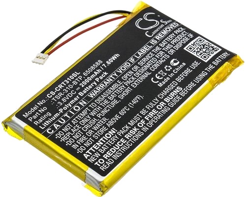 Batteri til Crestron TSR-310 etc