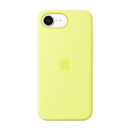 Apple iPhone 16e Silikondeksel Neon Gul - Støtsikker og Ripesikker