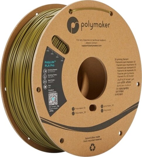 Polymaker Polylite Pla Pro 1 Kg 1.75 Mm Army Grønn