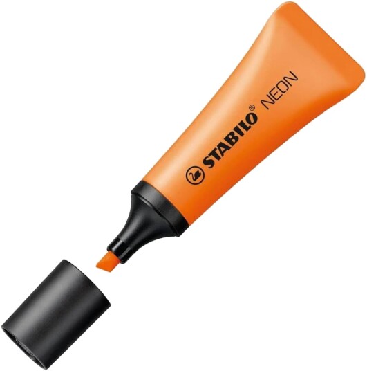 Stabilo Neon Tusjpenn Oransje - (10 Stk.)