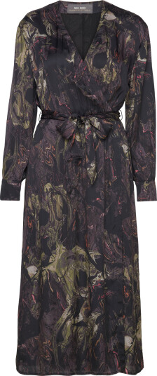 MOS MOSH | Mmmarkella Marble Wrap Dress | XS