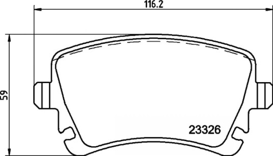 Bremseklosser HELLA 8DB 355 011-641