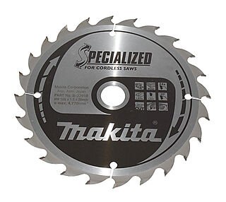 Makita 165 mm Sirkelsagblad med 24 Tenner for Tre B-32910 Makita 165 mm Sirkelsagblad med 24 Tenner for Tre B-32910