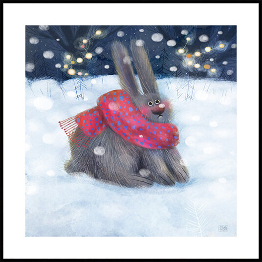 Rabbit Plakat Plakat / 70x70cm