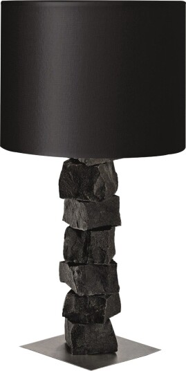 Store Bjørn Bordlampe Sort Basalt / Stål Høyde Store Bjørn Bordlampe Sort Basalt / Stål Høyde