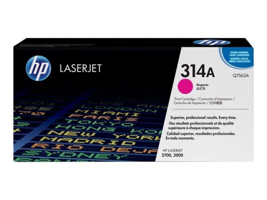 HP 314A - Magenta - original - LaserJet - tonerpatron Q7563A - for Color LaserJet 2700 2700n 3000 3000dn 3000dtn 3000n
