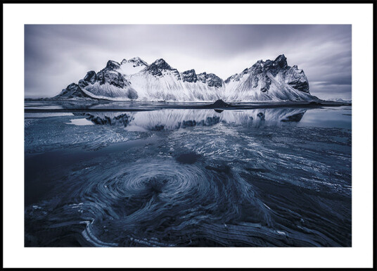 Ice on Stokksnes Plakat Plakat / 100x150cm