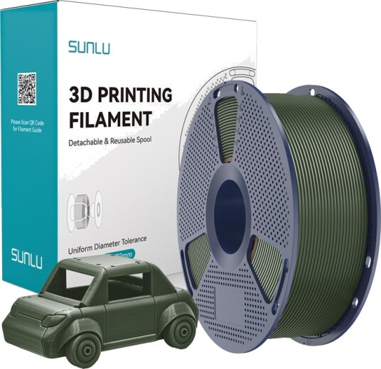 Sunlu Filament Sunlu Petg 1.75 Mm 1 Kg (Oliven) Sunlu Filament Sunlu Petg 1.75 Mm 1 Kg (Oliven)