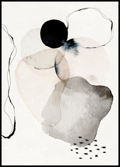 Abstract Shapes and Lines Art plakat Plakat / 40x50cm Abstract Shapes and Lines Art plakat Plakat / 40x50cm