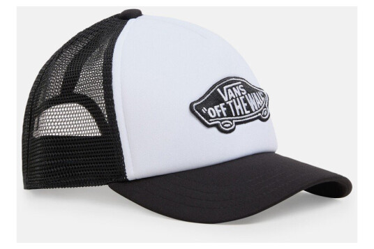 Vans Classic Patch Curved Bill Truc Black/White Onesize Treningstilbehør Vans Classic Patch Curved Bill Truc Black/White Onesize Treningstilbehør
