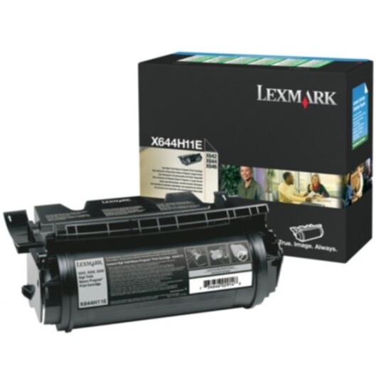 Lexmark X644H11E Tonerkassett sort 21.000 sider, høy kapasitet, return