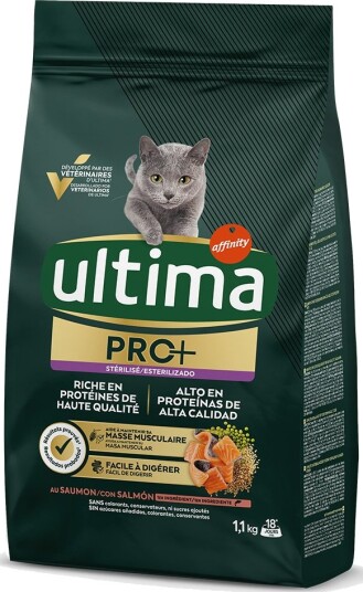 Affinity Ultima Tørrfôr Ultima Cat Pro+ Sterilized Laks 1.1 kg Affinity Ultima Tørrfôr Ultima Cat Pro+ Sterilized Laks 1.1 kg