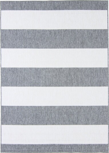 Innendørs/Utendørs tepper Santana grå Størrelse: 80 x 200 cm