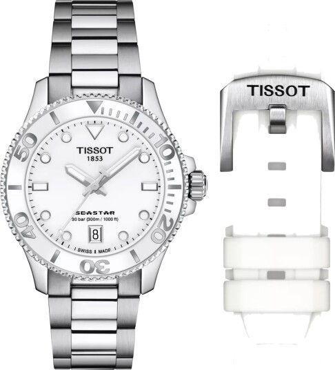 Tissot Seastar 1000 36MM T1202101101100 - Dame - 36 mm - Analog - Kvarts urverk - Safirglass Tissot Seastar 1000 36MM T1202101101100 - Dame - 36 mm - Analog - Kvarts urverk - Safirglass
