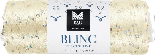 Dale Garn Bling Effekttråd Offwhite Dale Garn Bling Effekttråd Offwhite