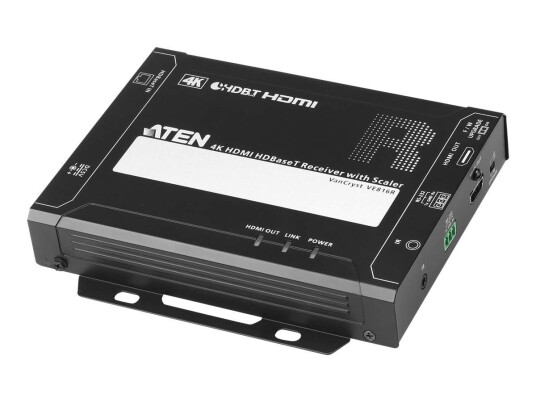 ATEN VE816R 4K HDMI HDBaseT Receiver with Scaler - video/lyd/infrarød/seriell-utvider - HDBaseT ATEN VE816R 4K HDMI HDBaseT Receiver with Scaler - video/lyd/infrarød/seriell-utvider - HDBaseT