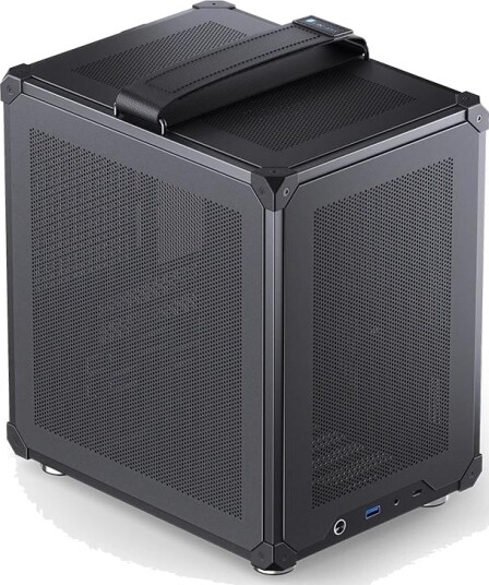 Jonsbo C6 Mini-ITX Kabinettsvart, Kompakt Design uten Strømforsyning