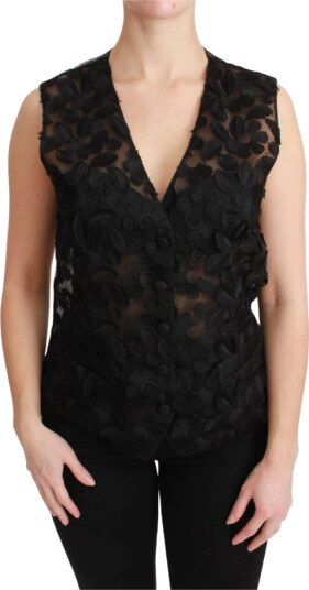 Dolce & Gabbana Dame Topper Svart M, Dolce & Gabbana Dame Topper Svart M,
