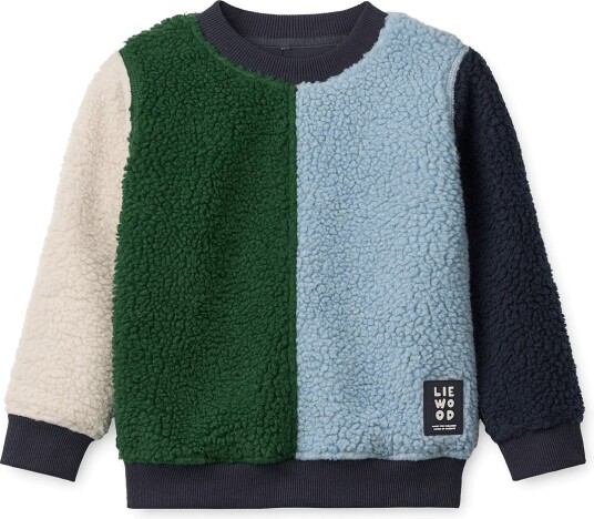Liewood Ridley Pile Sweatshirt BEACH BLUE MULTI MIX 86/92