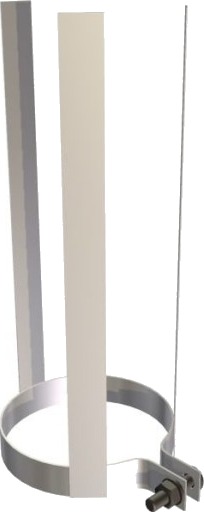 Metalbestos skorstein Ø 130 mm føringsbrakett