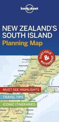 Lonely Planet New Zealand's South Island Planning Map
