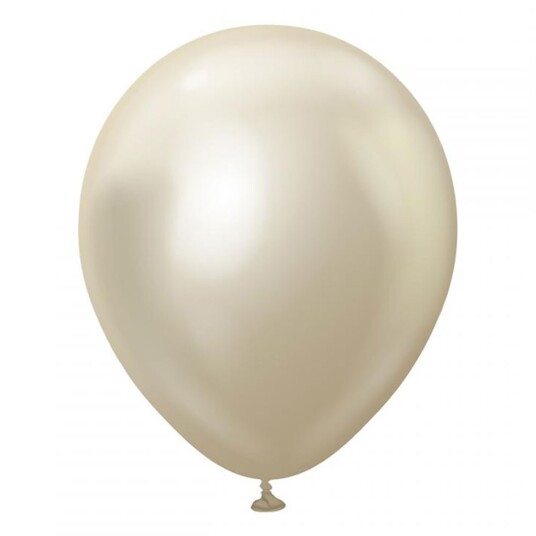 Ballongkungen AB Lateksballonger Professional White Gold Chrome - 10-pakning Ballongkungen AB Lateksballonger Professional White Gold Chrome - 10-pakning