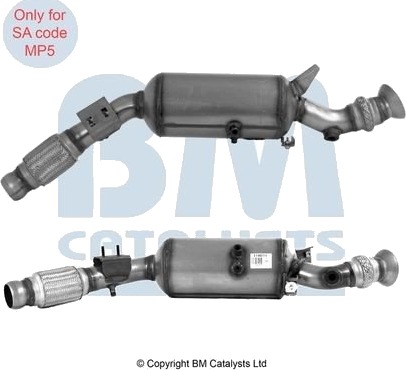 BM CATALYSTS BM11461H Partikkelfilter