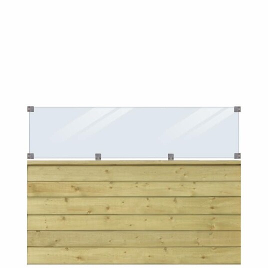 Levegg PLUS Klink med Glass 174 x 125 cm Levegg PLUS Klink med Glass 174 x 125 cm