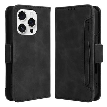 iPhone 16 Pro Kortholder Lommebokveske   svart