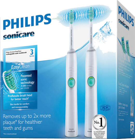 Philips Sonicare DUO 2 stk. EasyClean elektriske tannbørster Philips Sonicare DUO 2 stk. EasyClean elektriske tannbørster
