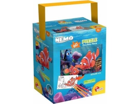 Puzzle Lisciani Double-Sided Jigsaw In A 60El Tube. 50X35cm Nemo. 86184 Lisciani