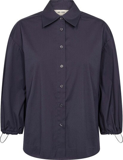 MOS MOSH Skjorte MMVinita 3/4 Shirt Blå
