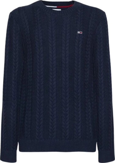 Tommy Jeans Herre Strikkevarer Blå L,