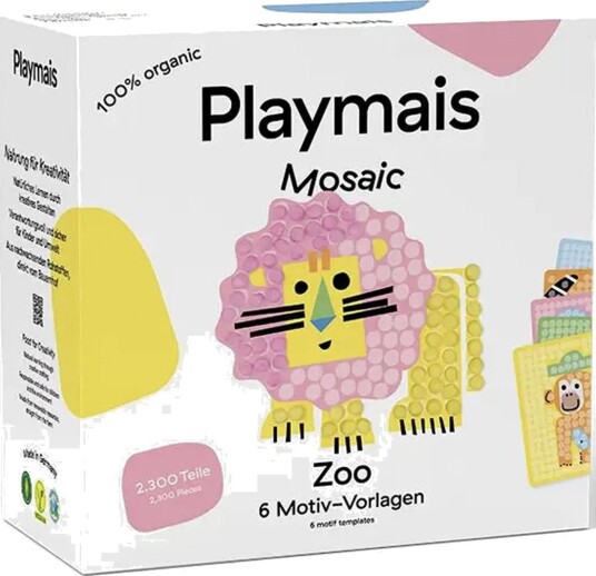Playmais Mosaic Zoo Byggesett 5+ År 2300 Deler