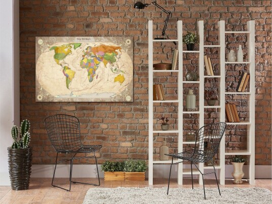 Tavle Map And Ornaments 120X80 Artgeist sp. z o. o.