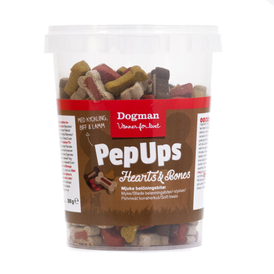 Dogman Pep Ups Hearts O Bones Mix