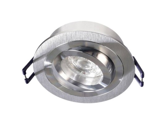 Deko Light Einbauring 80 Gu5.3 110222 Loftsindbygningsring Led Rgb Halogen Gu5.3 Mr 16 35 W Sølv