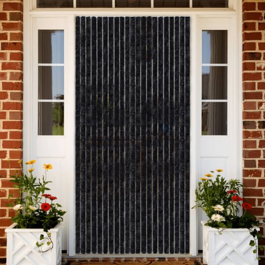 Insektgardin antrasitt 100x220 cm Chenille Insektgardin antrasitt 100x220 cm Chenille
