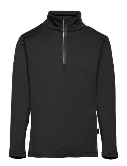 Abacus Jr Dunbar Halfzip Fleece Black 140