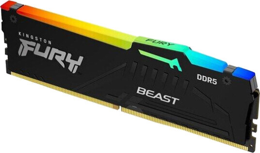 Kingston FURY Beast 16GB DDR5-5200 RGB RAM med CL40