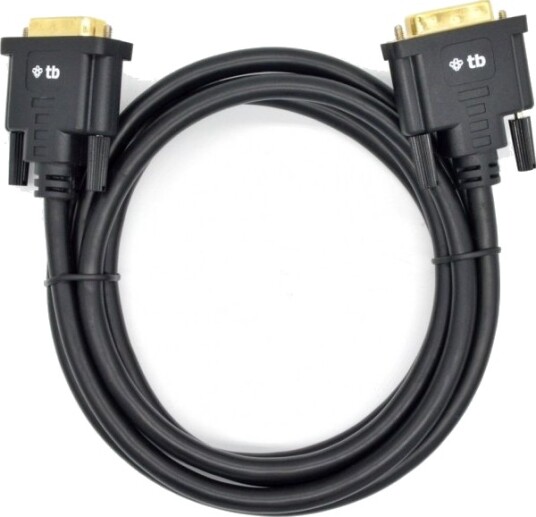 Dvi Kabel M-M 24+1 1,8 M. Sort Gullbelagt