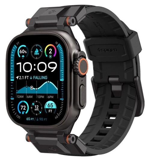 Spigen DuraPro Armor Rem til Apple Watch 49/46/45/44mm Svart Spigen DuraPro Armor Rem til Apple Watch 49/46/45/44mm Svart