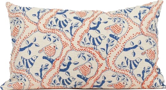 Kantha Birds Putetrekk 30x50 cm Kantha Birds Putetrekk 30x50 cm