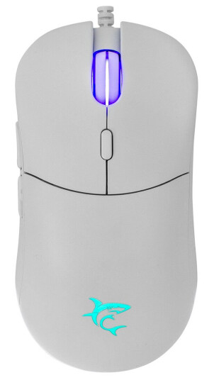 Hvithai Pelė Baltas Shark Gm-5010 Bagdemagus Baltas