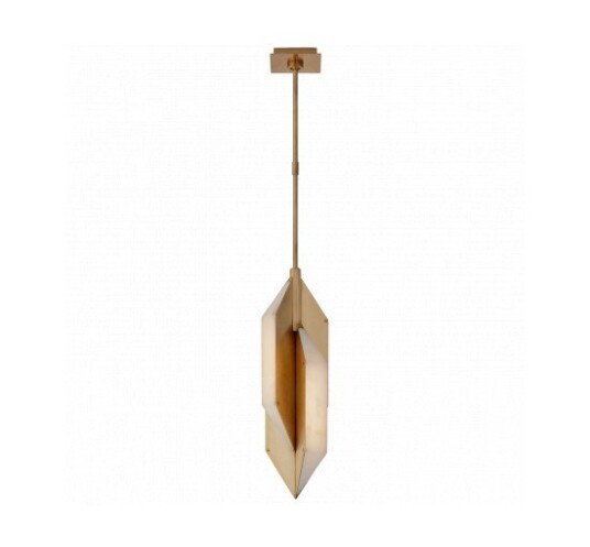 Ophelion Small Pendant Antique-Burnished Brass