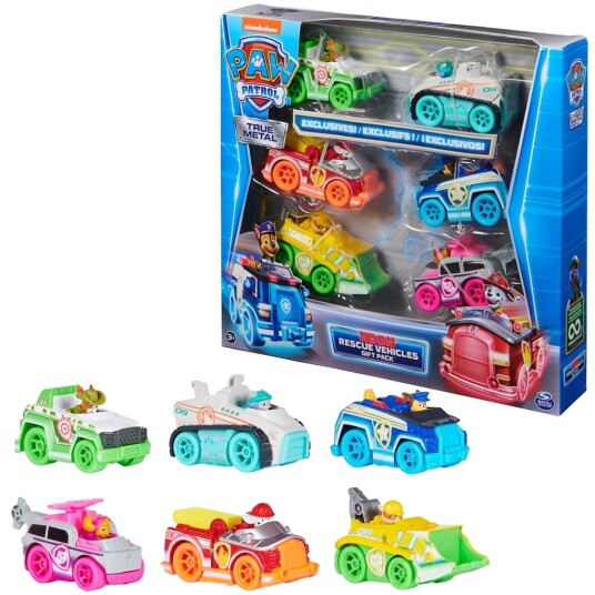 Paw Patrol True Metal Kjøretøy Neon