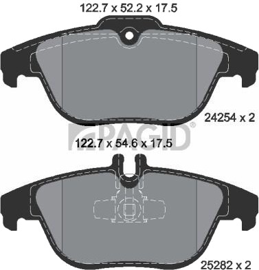 PAGID T2153N Bremseklosser
