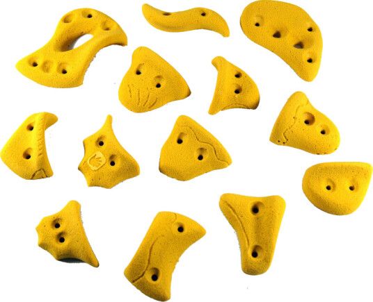 Ergoholds Sport Klatring holder 13 holder Gul 2023 Klatretak Ergoholds Sport Klatring holder 13 holder Gul 2023 Klatretak