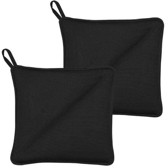 Södahl Soft grytekluter 2 stk svart Södahl Soft grytekluter 2 stk svart